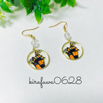 ハロウィンお城ピアス/イヤリング(J-37)