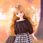 リカちゃん服＊オフショルダーブラウス＊ブライス