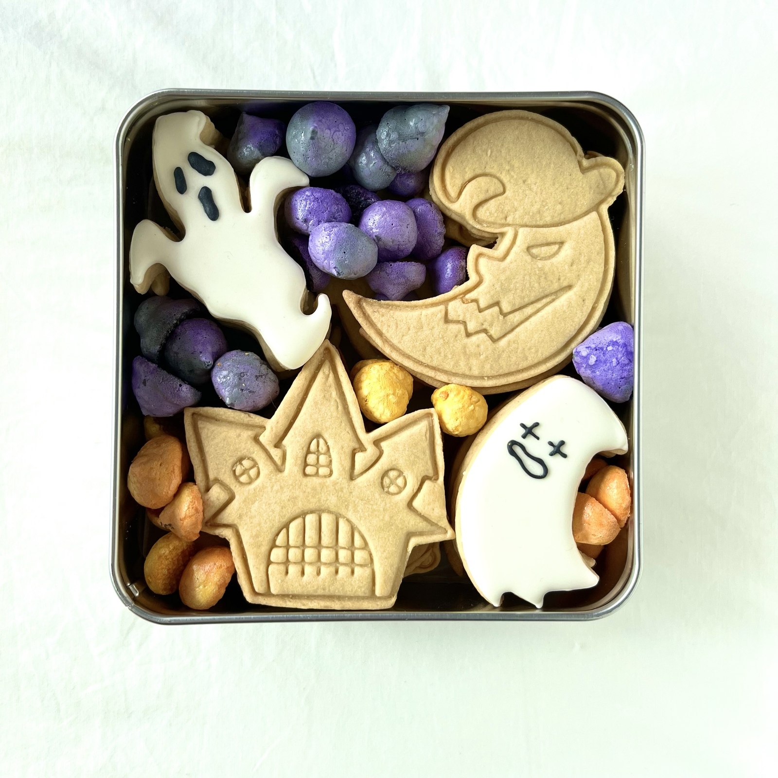 ハンドメイド オーダー受付ページ ♡ハロウィンパネル クッキーわんこ