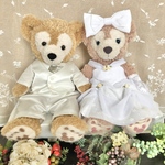 ダッフィーなどのぬいぐるみ用着せ替え服　ウェディング　ウェルカムドール