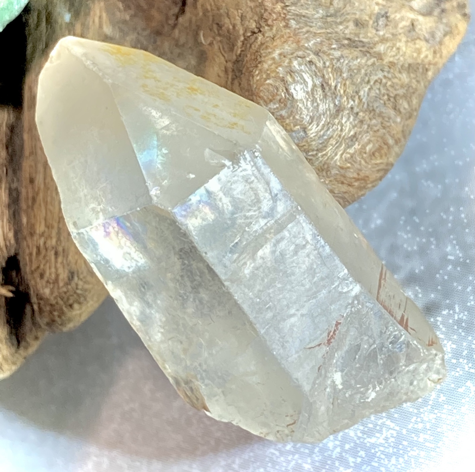 蜜柑の水晶 ✨タンジェリンクォーツ　ラフストーン　原石　クラスター　台座付き タンジェリンクォーツ 原石クラスター 蜜柑色の水晶｜6月16日新着