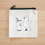 カフェ文鳥のミニポーチ