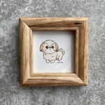 シーズー　イラスト原画　アクリル水彩