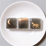 【訳あり/傷】[猫×夜]夢みるネコ アクセサリーケース/ピルケース 持ち運びに便利な小物入れ