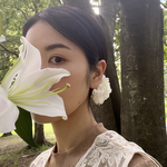  「lily」紫陽花のイヤーフック