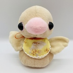 金木犀 と 文鳥の スタイ * 薄黄色 * 雛文鳥 着せ替え ぬいぐるみ 用*  20221001