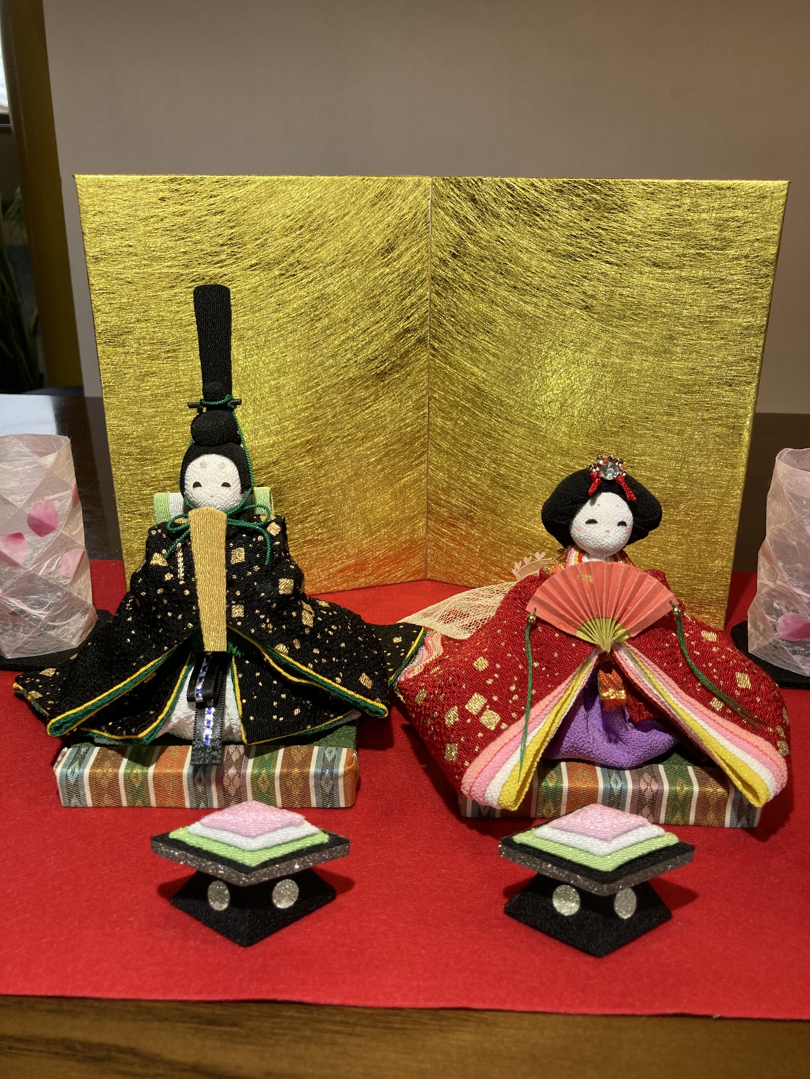 お雛様 桃の節句 雛人形 ちりめん細工 お祝い プレゼント - ちいさな和