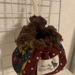 フクロモモンガポーチ✩.*˚寝袋ポーチ 小(きのこ)