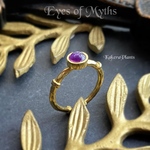 〖再販〗〘5mm〙アメシストの瞳 GemstoneRing "amethyst"