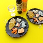 ミニチュア チーズの盛り合わせです。①