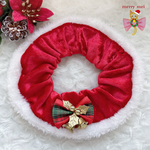 再販‎‪𓍯 ‬𝚇'𝚖𝚊𝚜 𝟸𝟶𝟸𝟸🎅🏻𝚕𝚘𝚟𝚎𝚕𝚢 🎀 𝙲𝚊𝚝 𝚏𝚛𝚒𝚕𝚕𝚜 ୨୧ ベロア × クリスマスファー ‪‪❤︎‬ シュシュ首輪‎‪𓍯 ‬