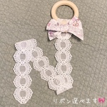 ヘアアクセサリーホルダー　リボンヘアピン付き