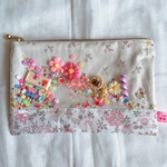 リバティシャカシャカポーチ♡11cm×16.5cm
