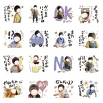 オリジナルLINEスタンプ　我が子スタンプ
