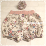 再再販♡【70〜80size】ふんわりかわいい花柄のかぼちゃパンツ♡