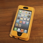iPhone5s /5 カバー ケース　栃木レザー 牛革　手縫い キャメル