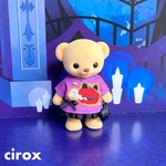ハニーベアのハロウィンワンピースセット《B柄ワンピ＆黒かぼちゃチャーム》