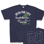 ボストン　アイリッシュパブ【両面】　150.160.（女性M.L） S～XL　Tシャツ【受注生産品】