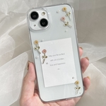 ガーベラとパールのiPhoneケース(orange)