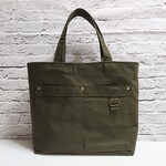 カーキグリーンのトートバッグ(Lサイズ)