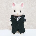 シルバニアファミリー ベストセット(黒×黒白チェック) 大人サイズ