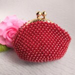 バッグの中のときめき　ビーズがま口　オトナかわいい　上品