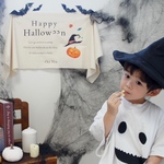 🦇ステッカー付き🌙ハロウィンタペストリー　