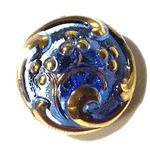 サファイアの雫 黄金の唐草模様