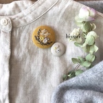 刺繍ブローチ　2個セット