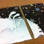 冬の絵葉書 （2枚 set）