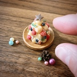  【受注生産】ミニチュア　クロカンブッシュ　（シュークリームタワー）