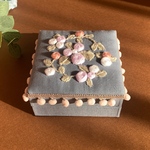 １点物＊刺繍デザイン/アクセサリーケース