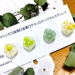 ✨新作レジン✨組み合わせ自由なミニ変形型レジンピアス💕イヤリング　　　普段使い　レジン　レジンピアス　レジンイヤリング　ピアス　イヤリング　レジンアクセサリー