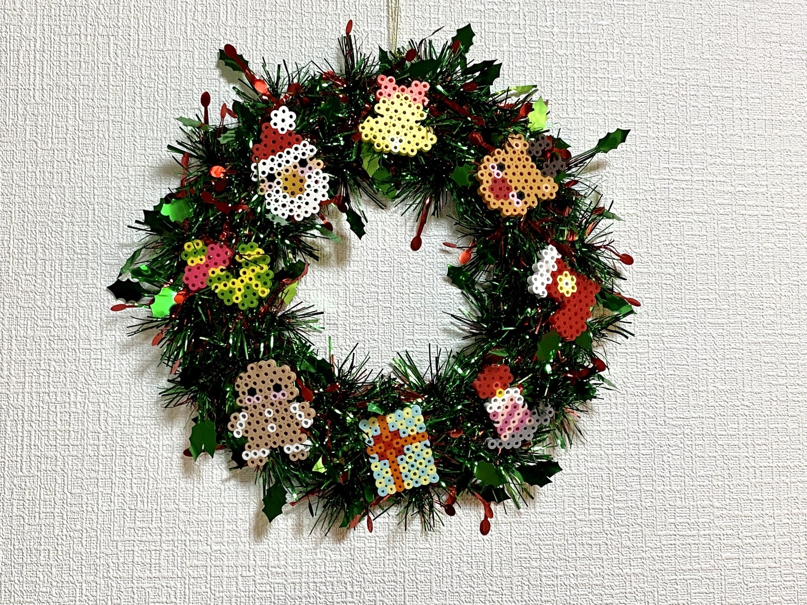 アイロンビーズのクリスマスリース - FUNTIME877'S GALLERY