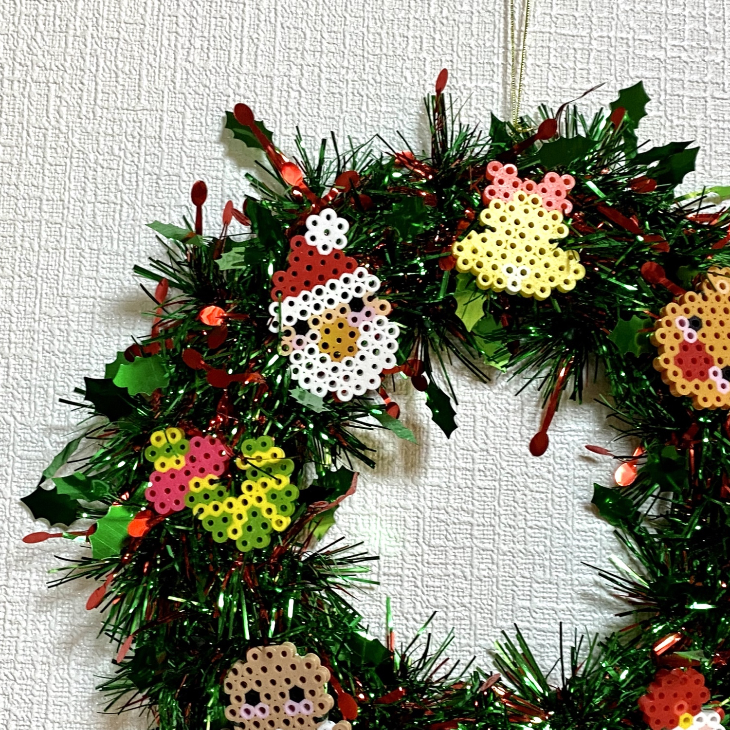 アイロンビーズのクリスマスリース - FUNTIME877'S GALLERY