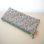 ★One side all skeleton pen case　 リバティ　エロイーズ　ピンク系　海外限定カラー 　19×8cm