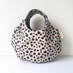 ぺったんこまるbag  ダルメシアン柄