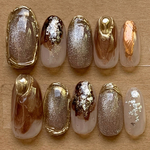brown magnet nail
