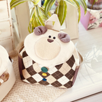ベストを着たお洒落なくまさんのベビーリュック🧸🍂