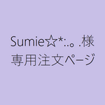 Sumie☆*:.。.様 専用ご注文ページ