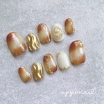  No.14ネイルチップ■ニュアンスネイル■オーダーネイルチップ