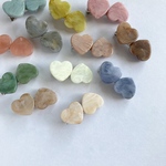 heart hair clip マーブル　ハート　キッズ　ベビー　ヘアクリップ