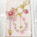  キラキラ海のながれぼしステッキ✨バッグチャーム🌙✨