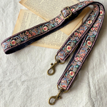 【長さ調整可能】 インド刺繍ショルダー スマホショルダー