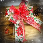 再販　送料込　クリスマスリボン　ツリートップ　クリスマスツリー　クリスマスリース　クリスマス