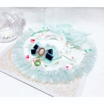 【♔𝒫𝓇𝒾𝓃𝒸ℯ&𝒫𝓇𝒾𝓃𝒸ℯ𝓈𝓈♔】𝕖𝕝𝕖𝕘𝕒𝕟𝕥 ℝ𝕠𝕤𝕖× 𝕞𝕚𝕟𝕥 💚 ⸝⋆《ケープ首輪》