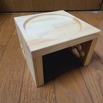 kou-mam様専用フードスタンド　フードテーブル　木製　餌台　餌入　水入れ　ご飯台
