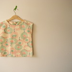 バニラン・circleflowerフレンチスリーブ＊100size