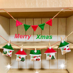 素敵なお家のクリスマスガーランド