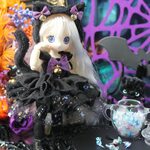黒猫のハロウィンドレス
